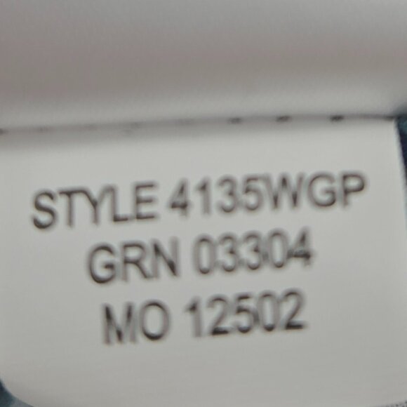 Roz and Ali Blue Green Paisley Button Down Long Sleeved Blouse 1x - Picture 11 of 13